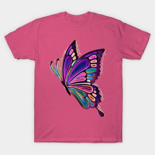 Colorful Butterfly Art T-Shirt